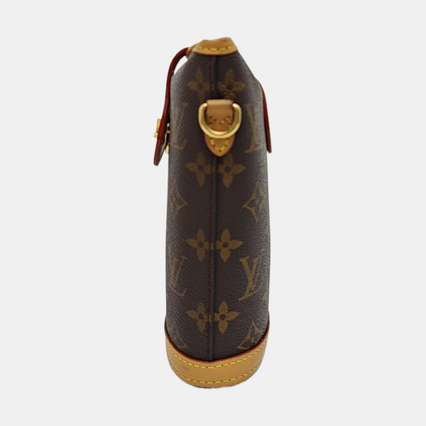 FOLD ME Monogram Coated Canvas Brown