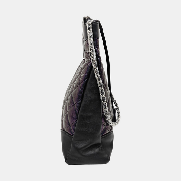 CHANEL 31 Small Quilted Calfskin Metallic