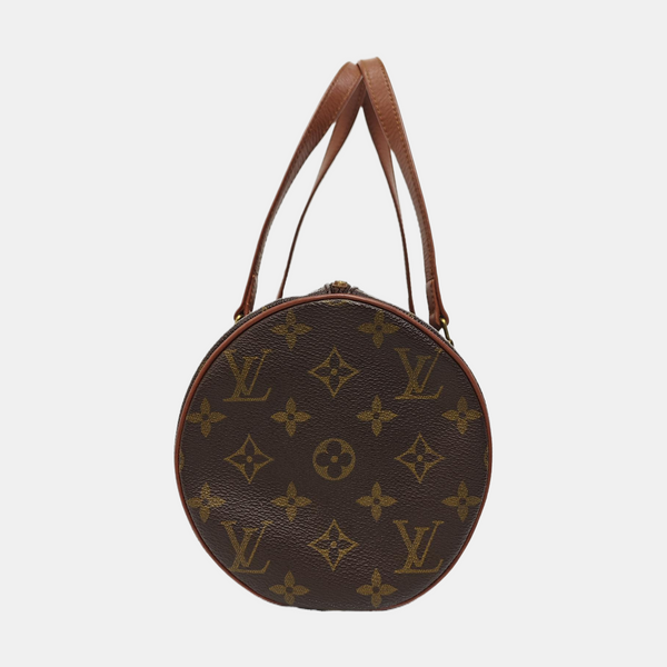 PAPILLON MM Monogram Coated Canvas Brown