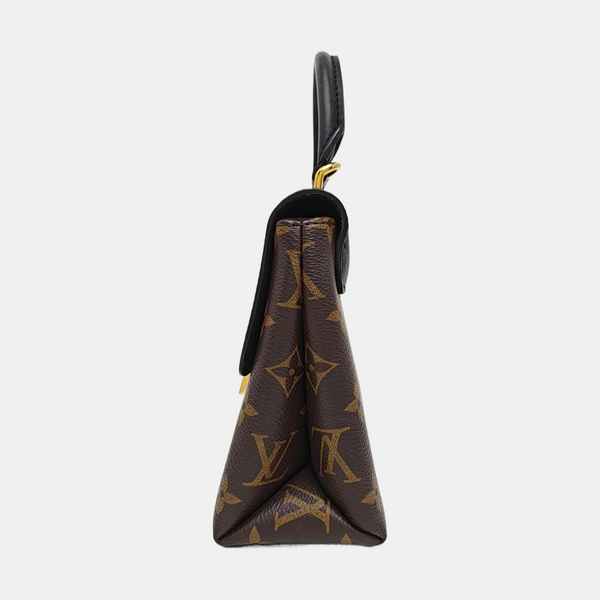 LOCKY BB Monogram Coated Canvas Brown