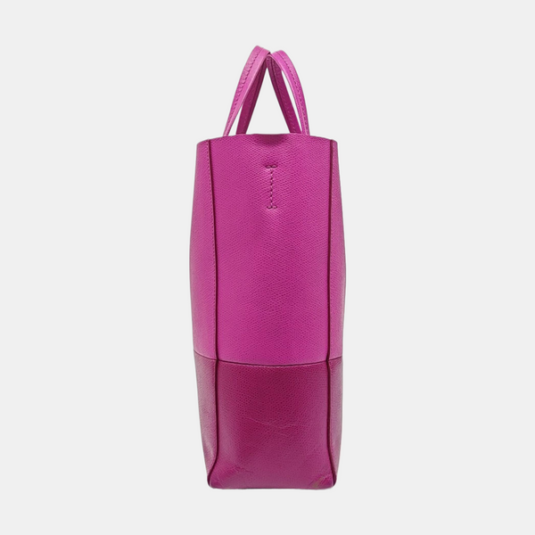 VERTICAL CABAS Mini Calfskin Pink