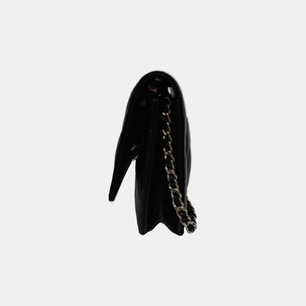 WOC Quilted Grained Calfskin Black