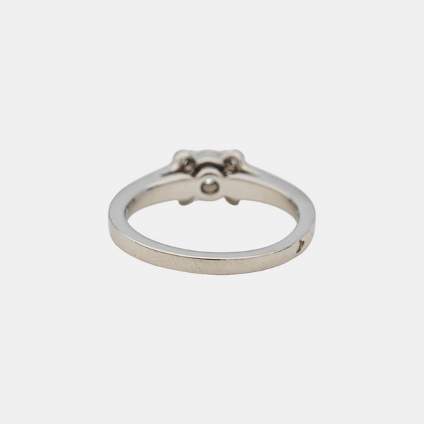 SOLITAIRE 1895 Platinum 950 Silver Ring EU 48