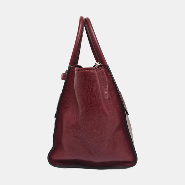 Calfskin Tote Bag Red