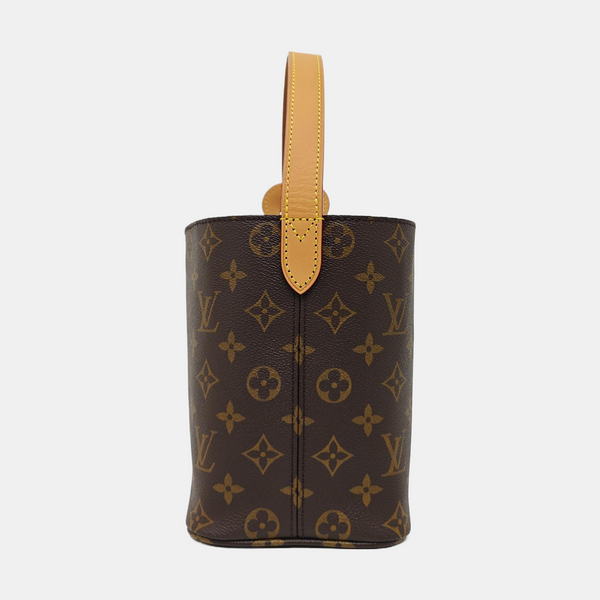 ALL IN BB Monogram Coated Canvas Brown