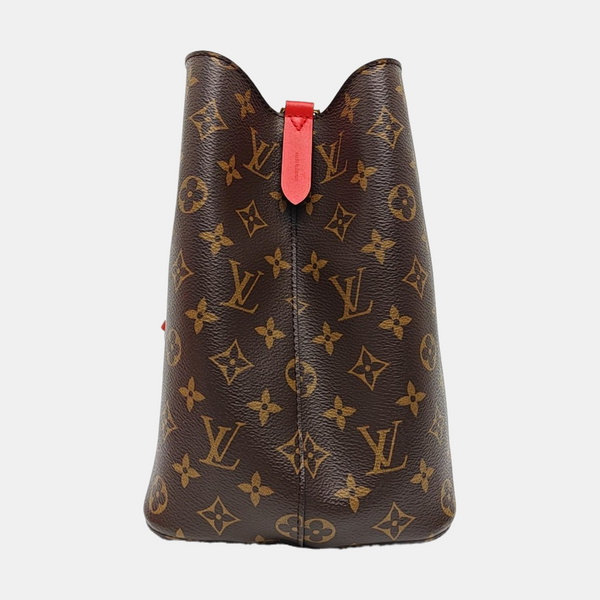 NÉONOÉ MM Monogram Coated Canvas Brown