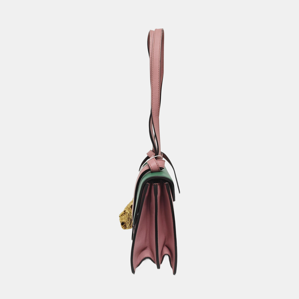 Calfskin Shoulder Bag Pink