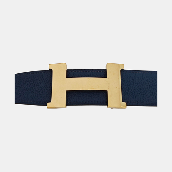 Leather Belt Blue