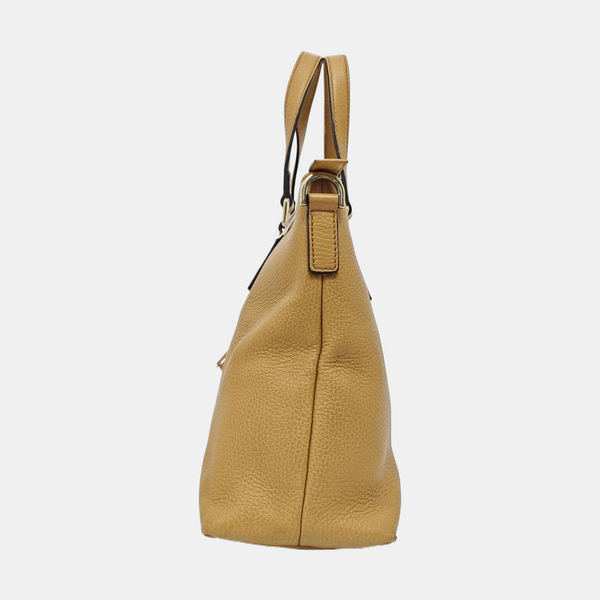 Calfskin Tote Bag Yellow