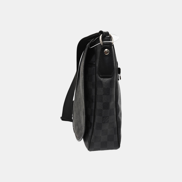 DANIEL Damier Graphite Coated Canvas Gray