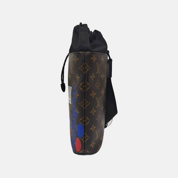 CHALK Monogram Coated Canvas Brown