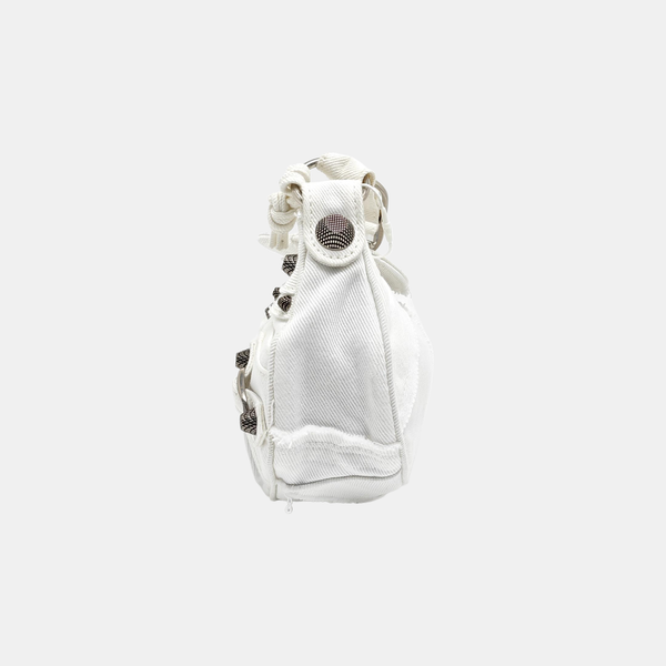 Le Cagole Mini Canvas White