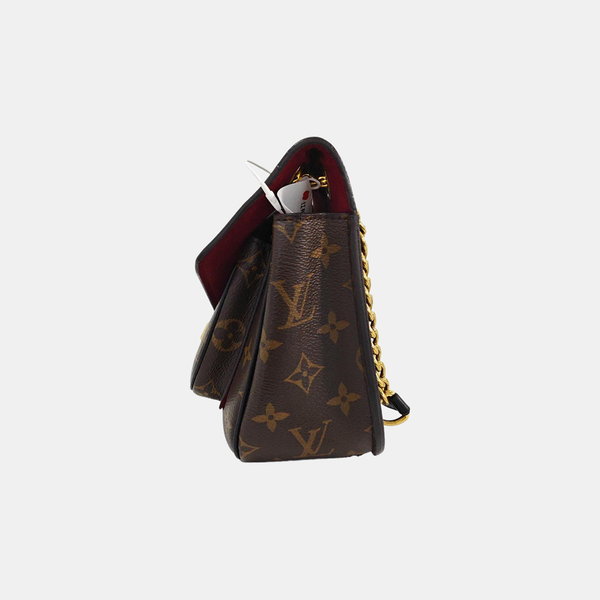 PASSY Monogram Coated Canvas Brown