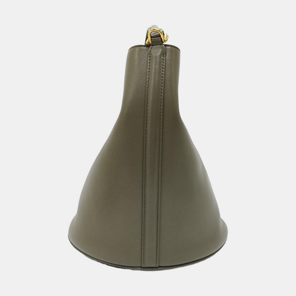 BUCKET 16 Calfskin Green