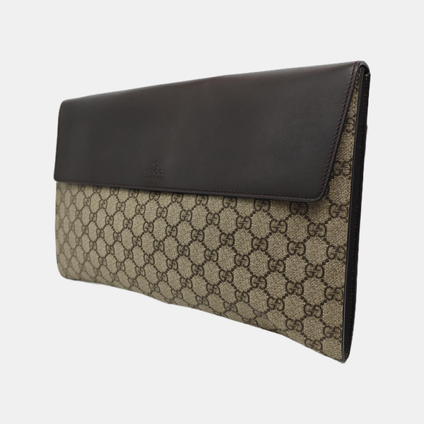 GG Supreme Monogram Coated Canvas Beige