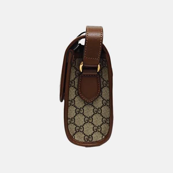 Monogram Coated Canvas Shoulder Bag Beige