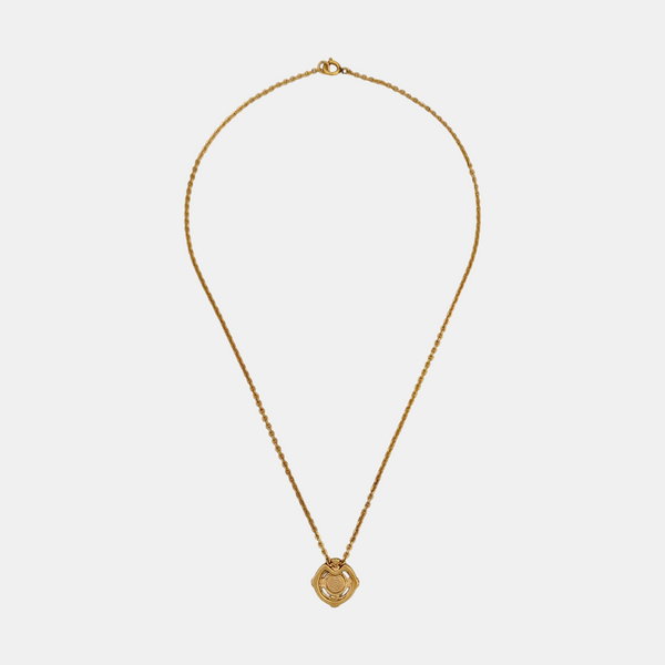 Petit CD Metal Gold Necklace
