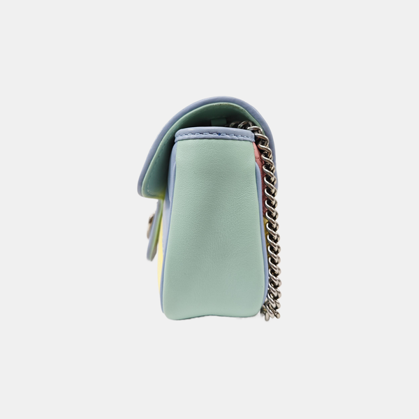 GG Marmont Mini Quilted Calfskin Multicolor