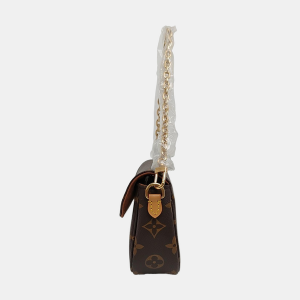 IVY Monogram Coated Canvas Brown