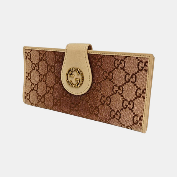 Monogram Canvas Wallet Pink