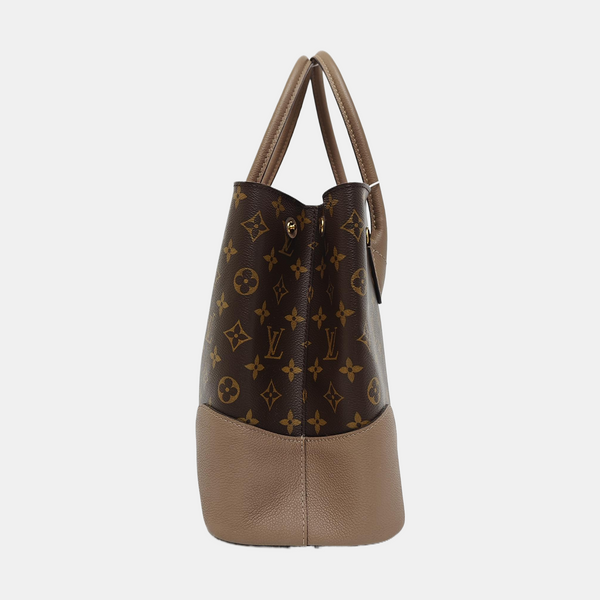 FLANDRIN Monogram Coated Canvas Brown