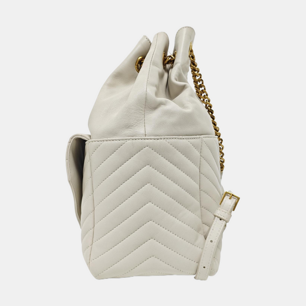 JOE Quilted Lambskin White