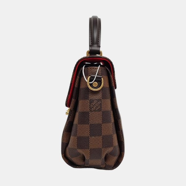 CROISETTE Damier Ebene Coated Canvas Brown