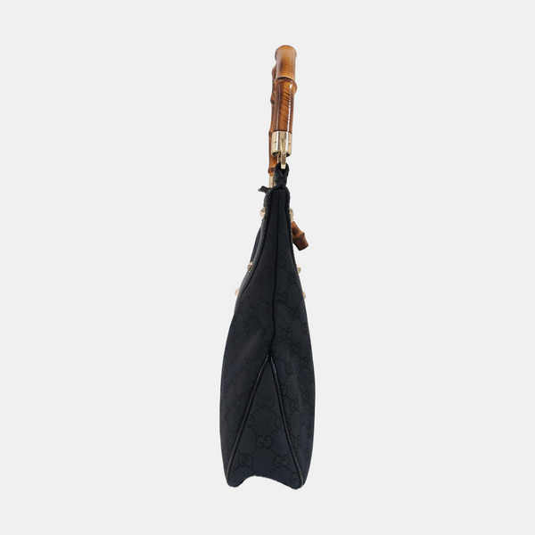 Anita Monogram Canvas Black