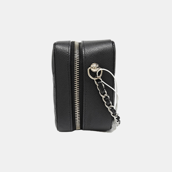 SURPIQUE Quilted Grained Calfskin Black