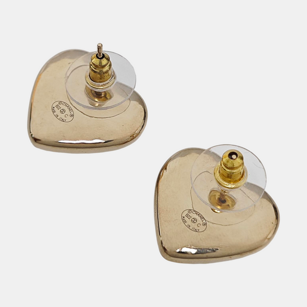 Metal White Stud Earrings