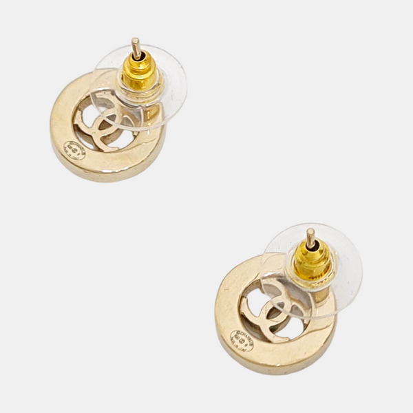 Metal Gold Stud Earrings