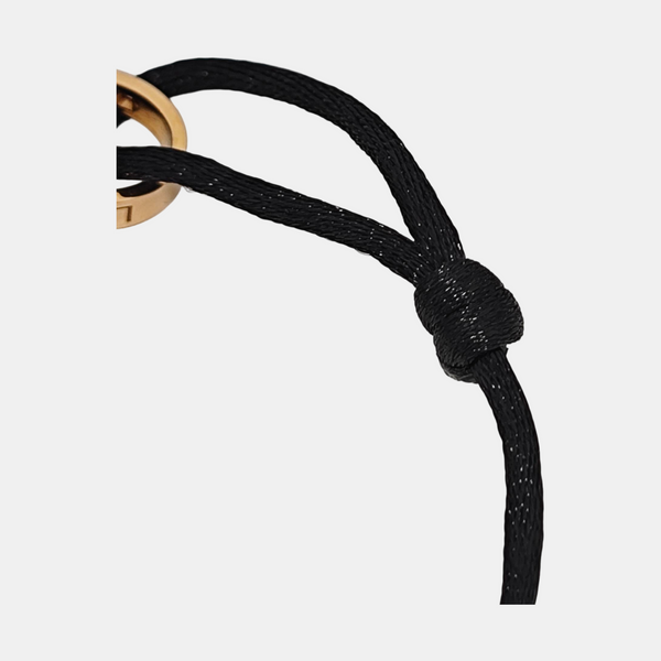LOVE Fabric Black Bracelet
