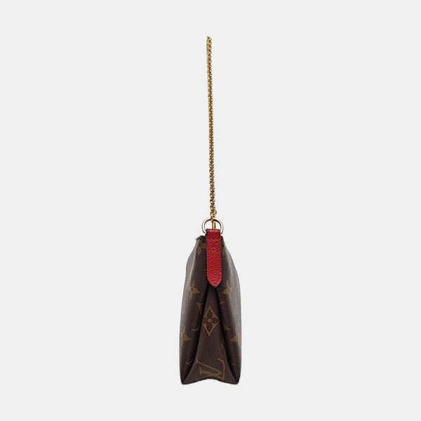 PALLAS Monogram Coated Canvas Brown