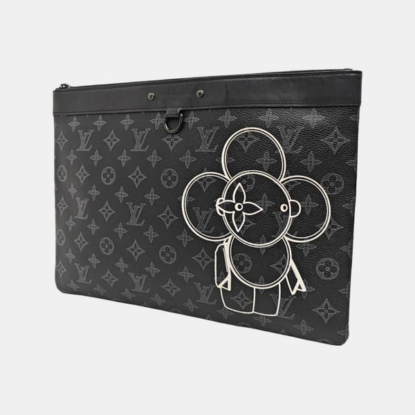 APOLLO GM Monogram Coated Canvas Black
