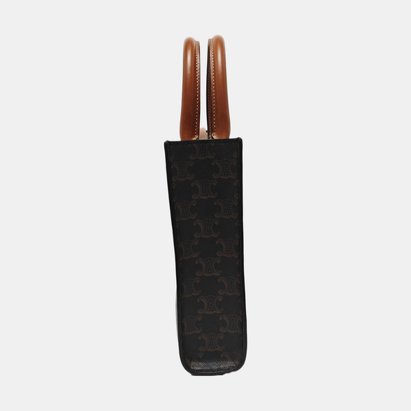 CABAS CELINE Mini Coated Canvas Brown