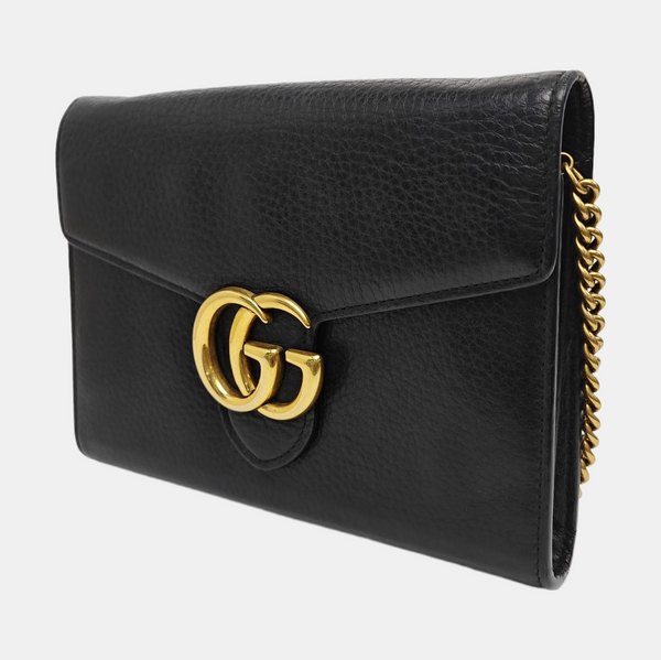 GG Marmont Mini Calfskin Black