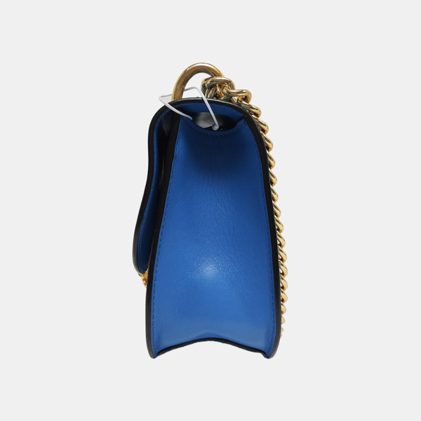 Calfskin Shoulder Bag Blue