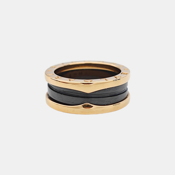 B.ZERO1 18k Rose Gold Ring EU 54