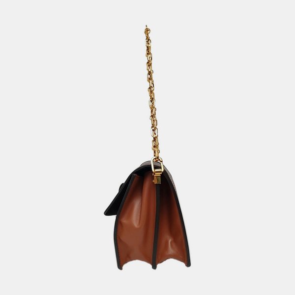 DAUPHINE MM Monogram Coated Canvas Brown