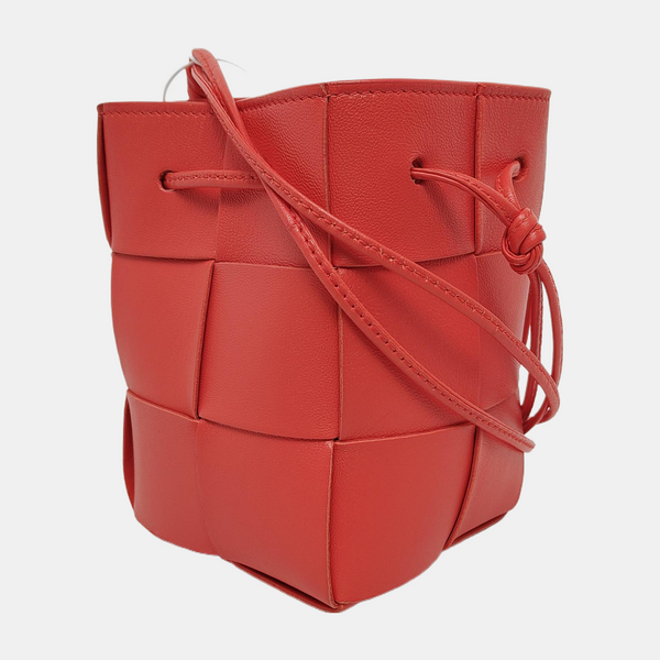 Cassette Mini Lambskin Red