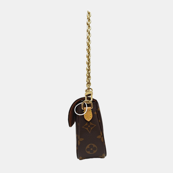 IVY Monogram Coated Canvas Brown