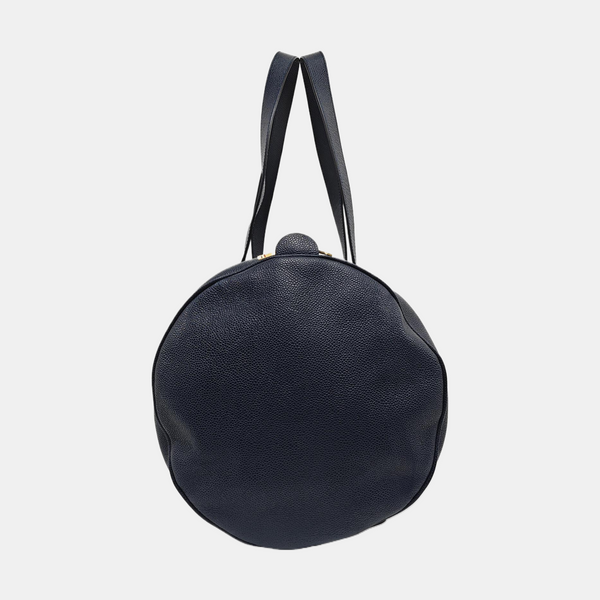 Calfskin Top Handle Bag Blue