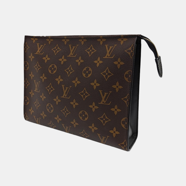 TOILET POCKET 26 Monogram Coated Canvas Brown