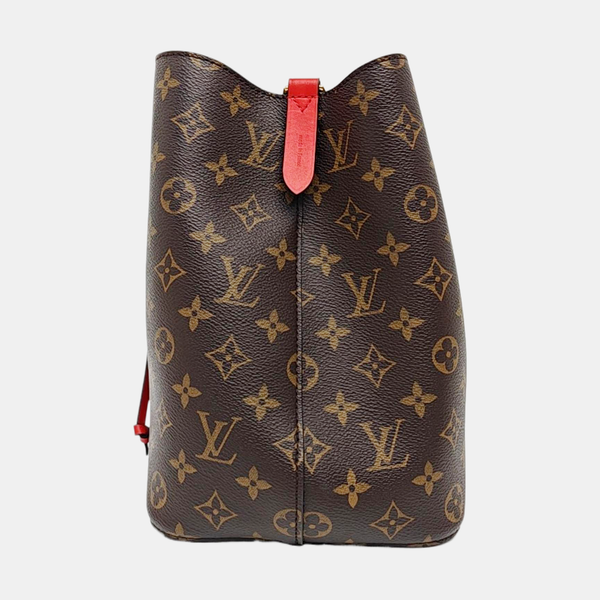 NÉONOÉ MM Monogram Coated Canvas Brown