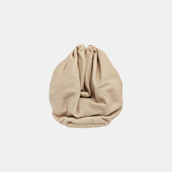 The Pouch Large Calfskin Beige