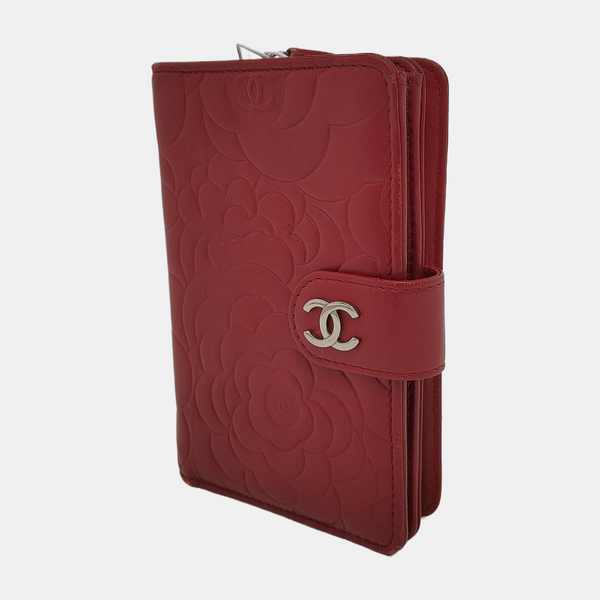 Calfskin Wallet Red