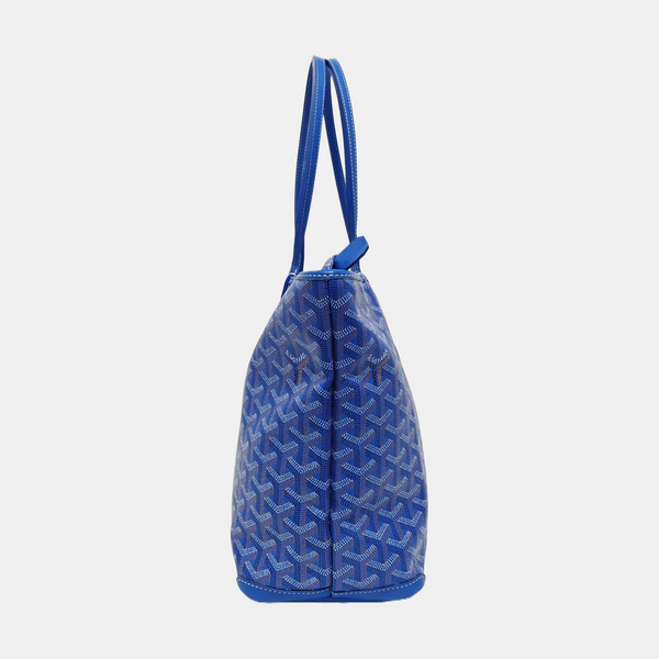 Authenticated pre-owned Saint Louis PM Coated Canvas Blue - Tote Bag at Looply