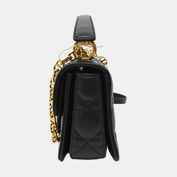 Dior Caro Mini Cannage Calfskin Black