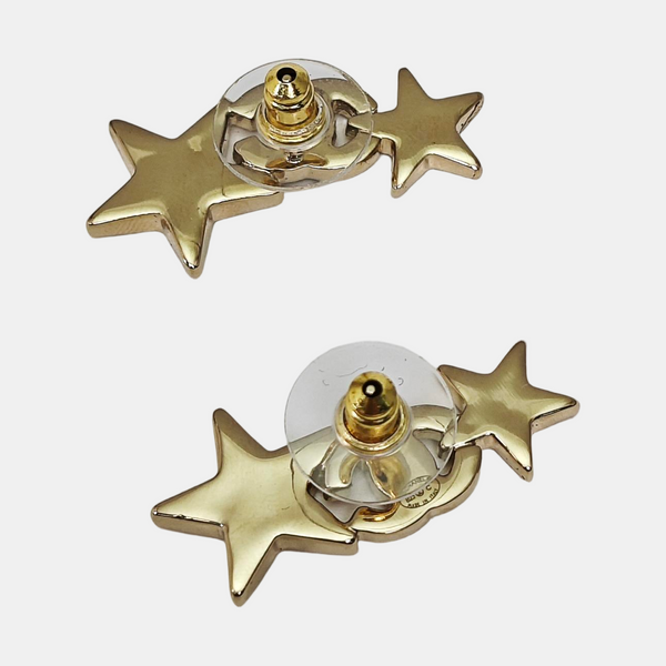 Metal Gold Stud Earrings