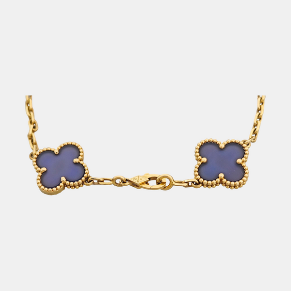 Vintage Alhambra 18k Gold Bracelet